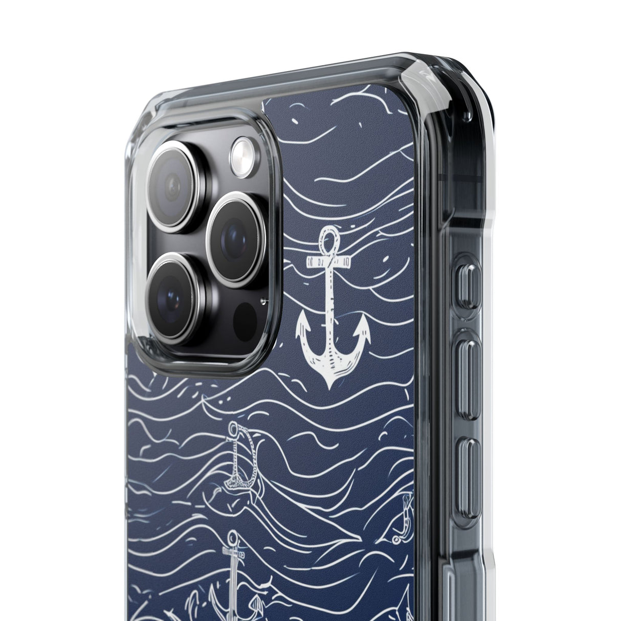 Nautical Serenity – Handyhülle für iPhone (Clear Impact – Magnetisch)