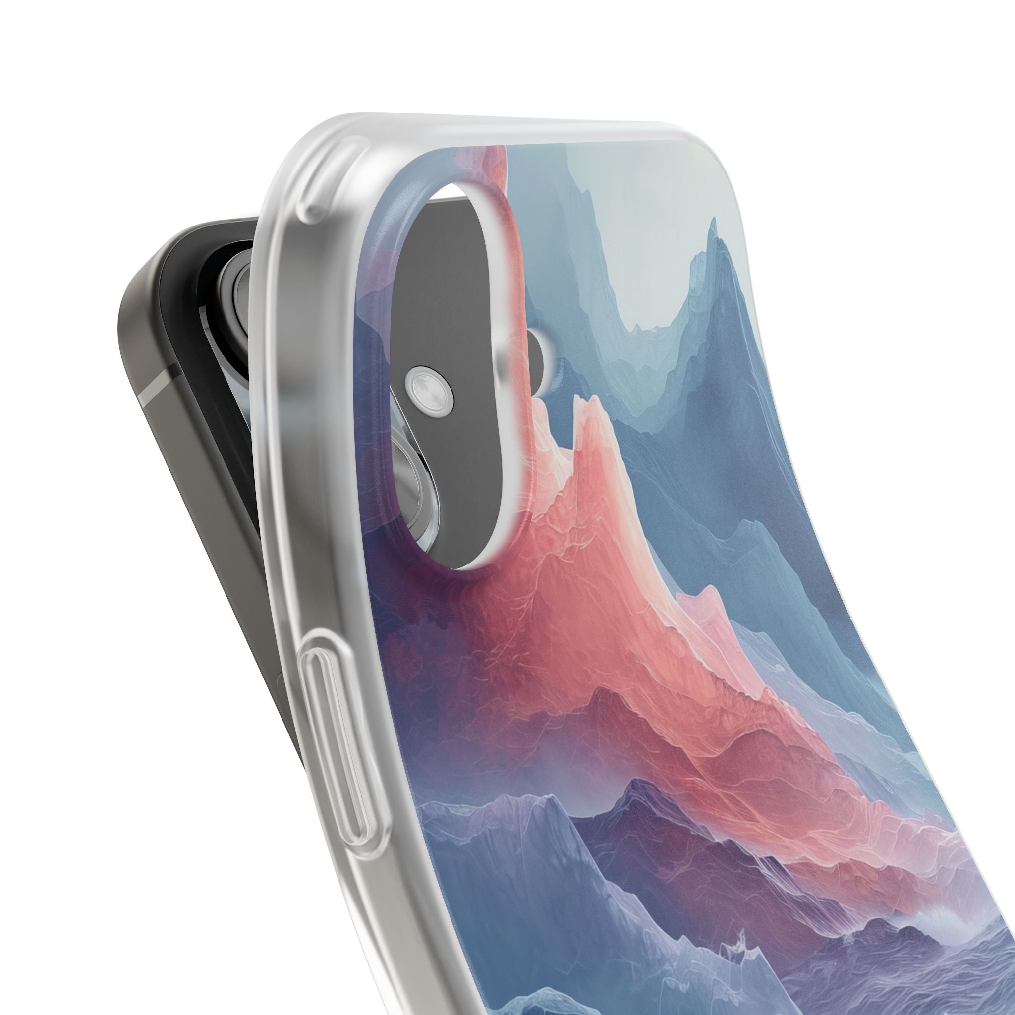 Mountain Wave Serenity - Flexi iPhone 16 Phone Case