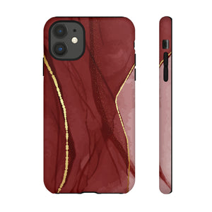 Dark Red - Protective Phone Case