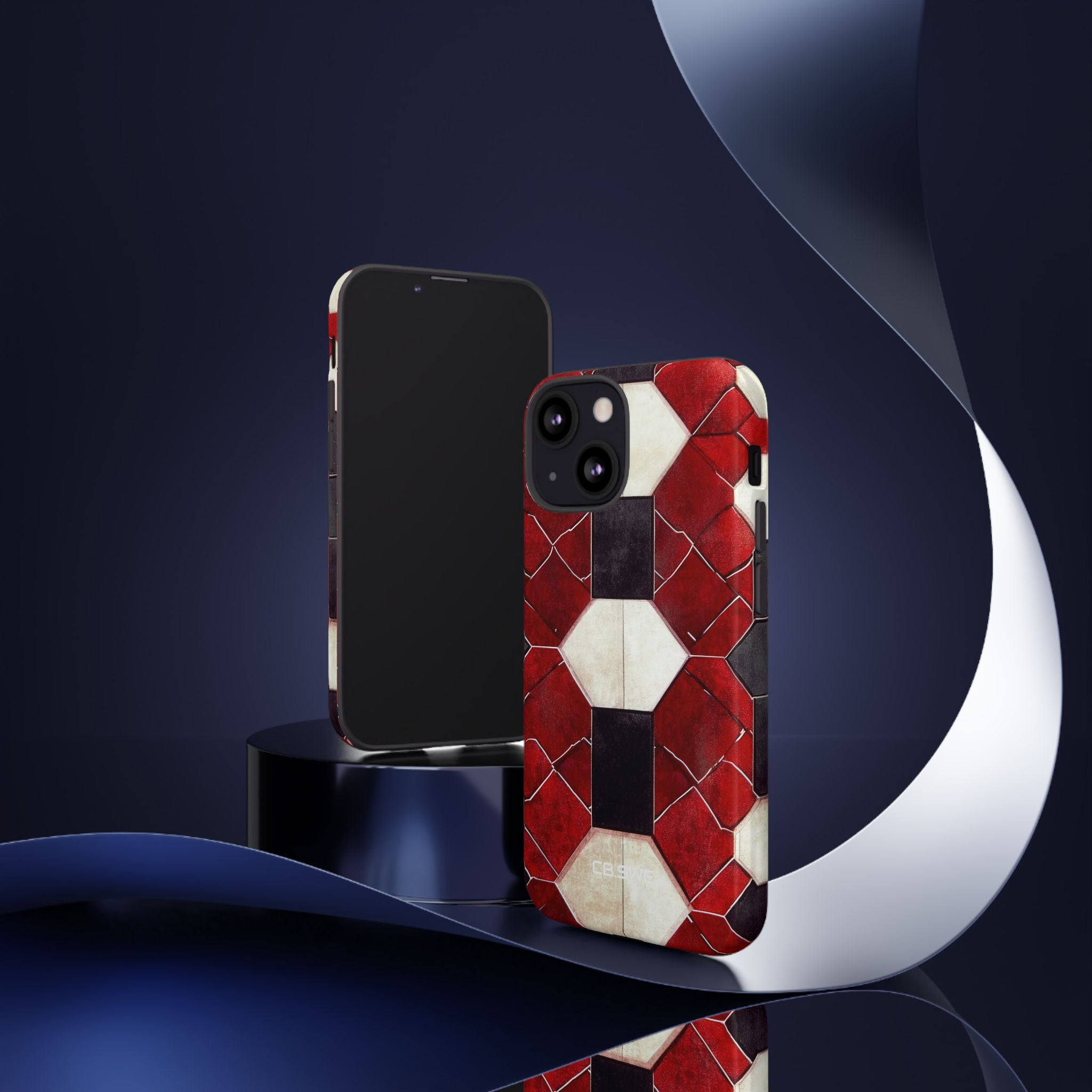 Kaleidoscope Geometric Hexagon Real Gothic Low Resolution iPhone 13 - Tough
