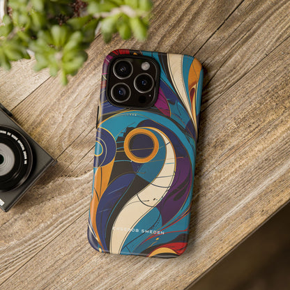 Vintage Vortex Harmony iPhone 16 - Tough Phone Case