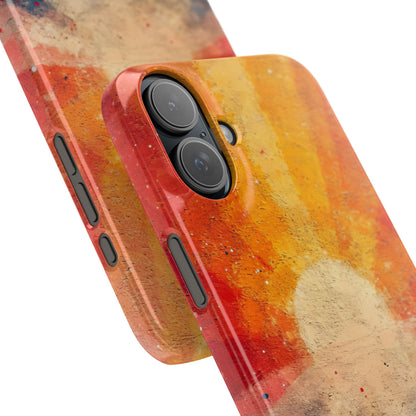 Sunburst Energy - Slim iPhone 16 Phone Case