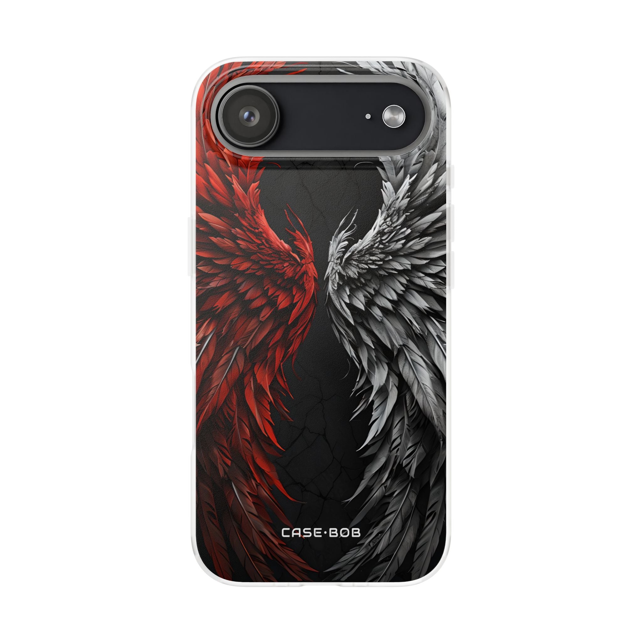 Crimson White Wings iPhone 17 Air Case - Soft
