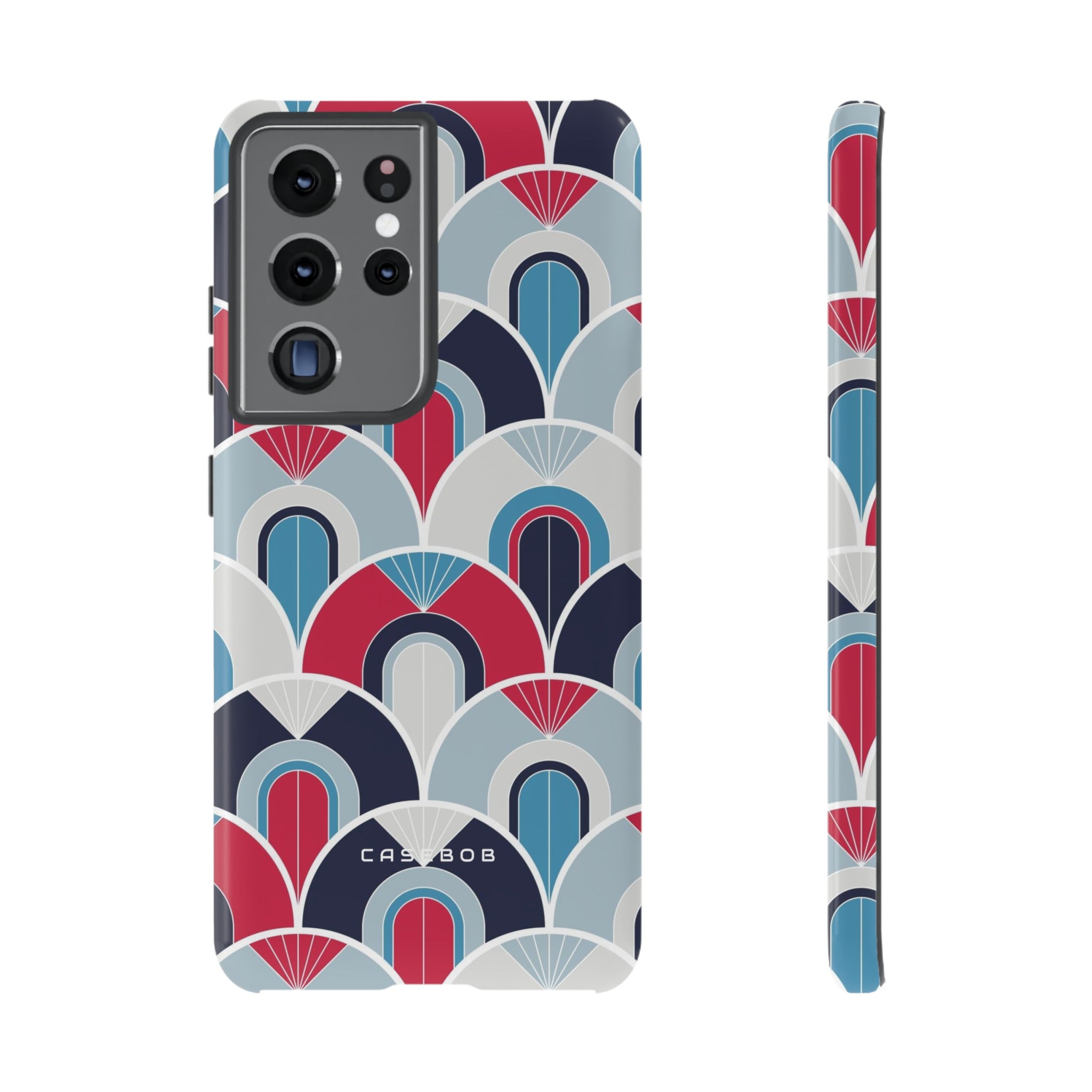 Blue Retro - Protective Phone Case