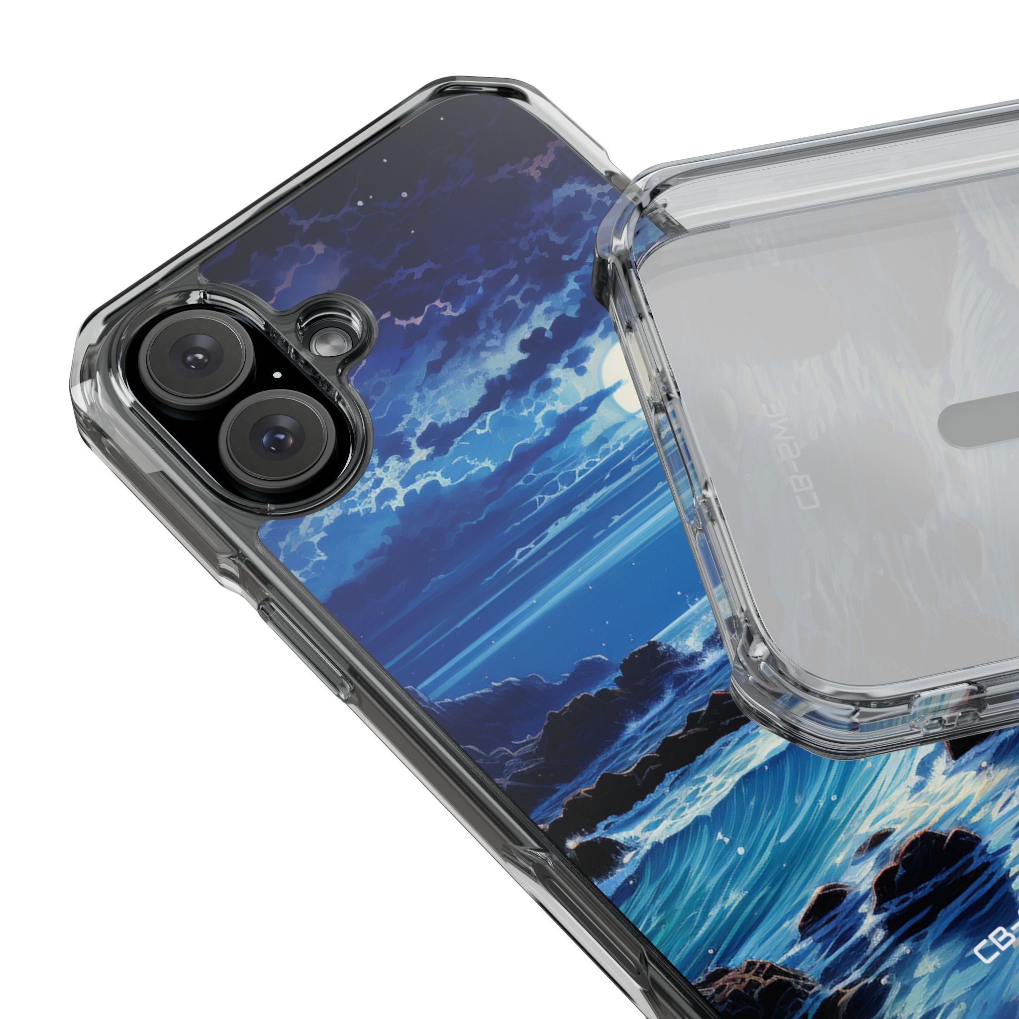 Moonlit Sea Dance iPhone Case - Impact