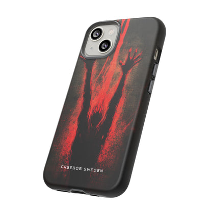 Gothic Crimson Ascension iPhone 14 - Tough Phone Case