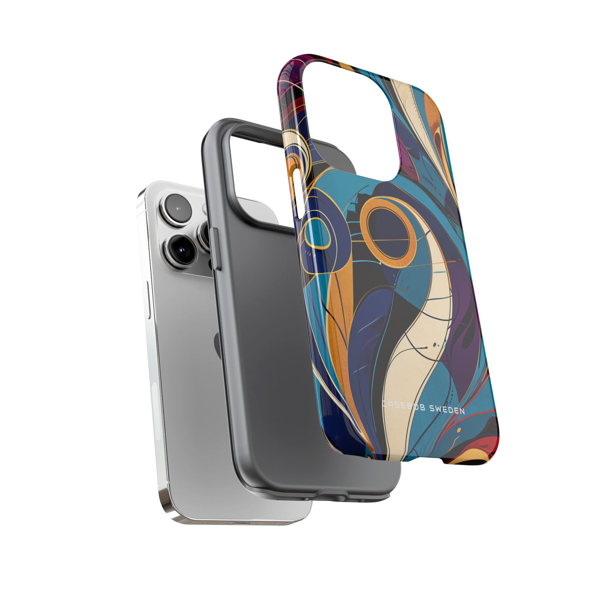 Vintage Vortex Harmony iPhone 14 - Tough Phone Case