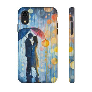 Rainy Day Love Umbrellas - Protective Phone Case