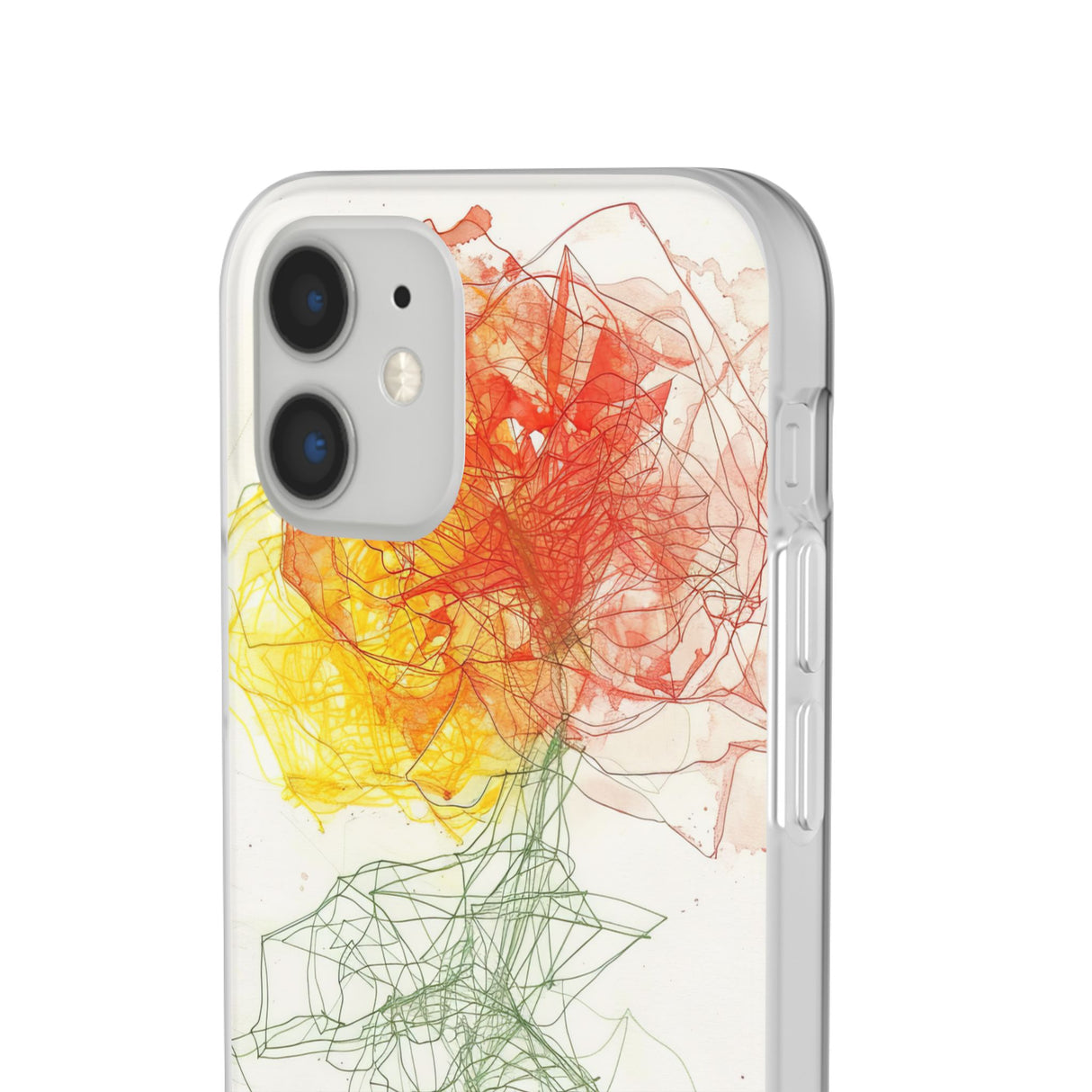 Fiery Blossom | Flexible Phone Case for iPhone