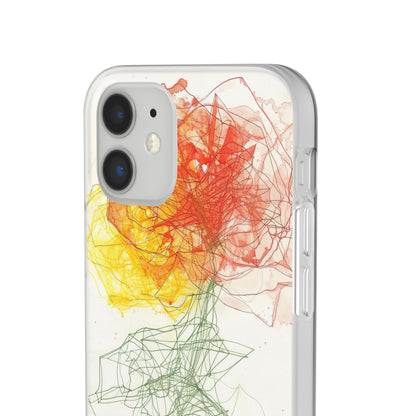 Fiery Blossom | Flexible Phone Case for iPhone