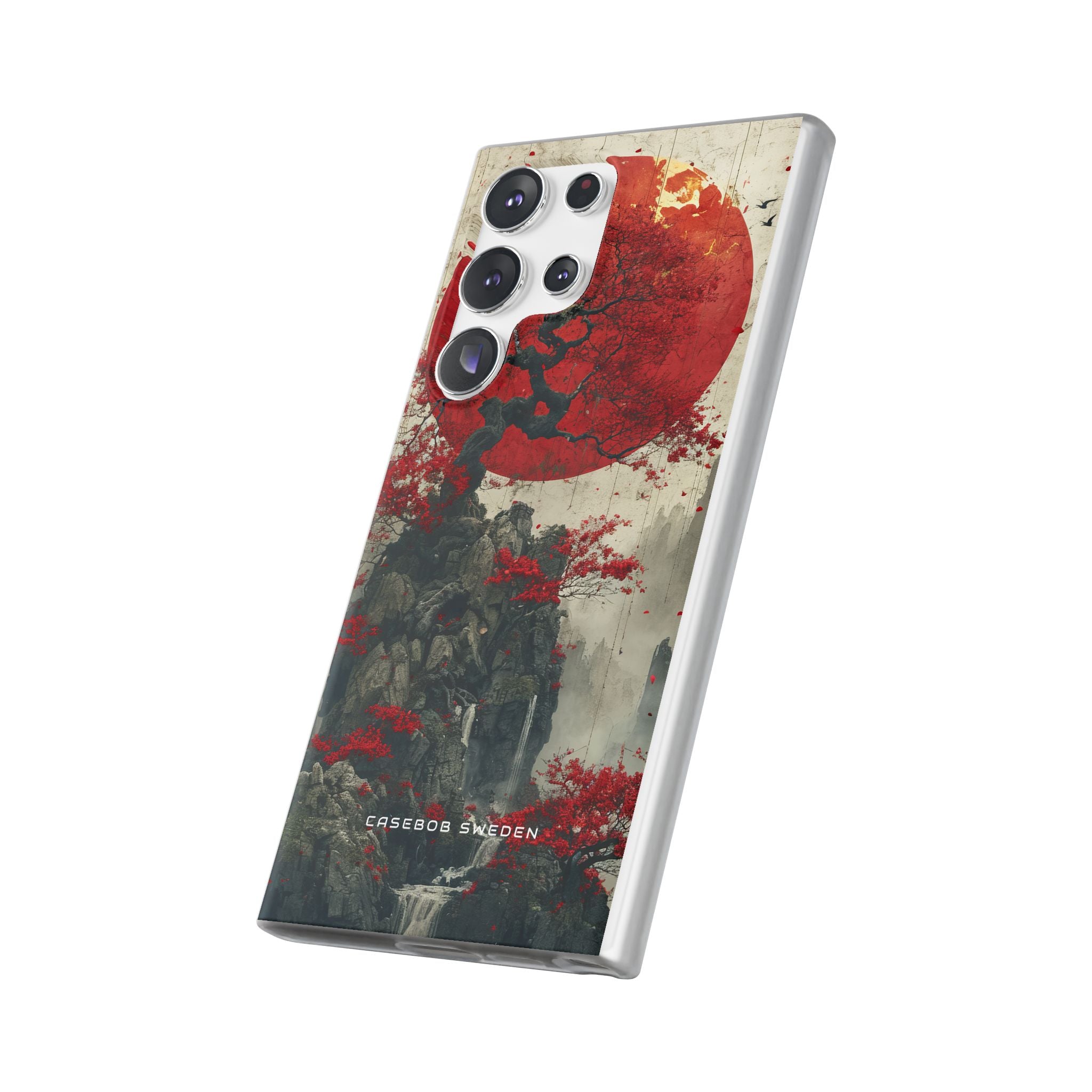 Zen Serenity in Red Harmony Samsung S23 - Flexi Phone Case