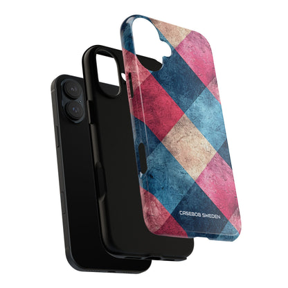 Bold Geometric Squares - Tough iPhone 16 Phone Case