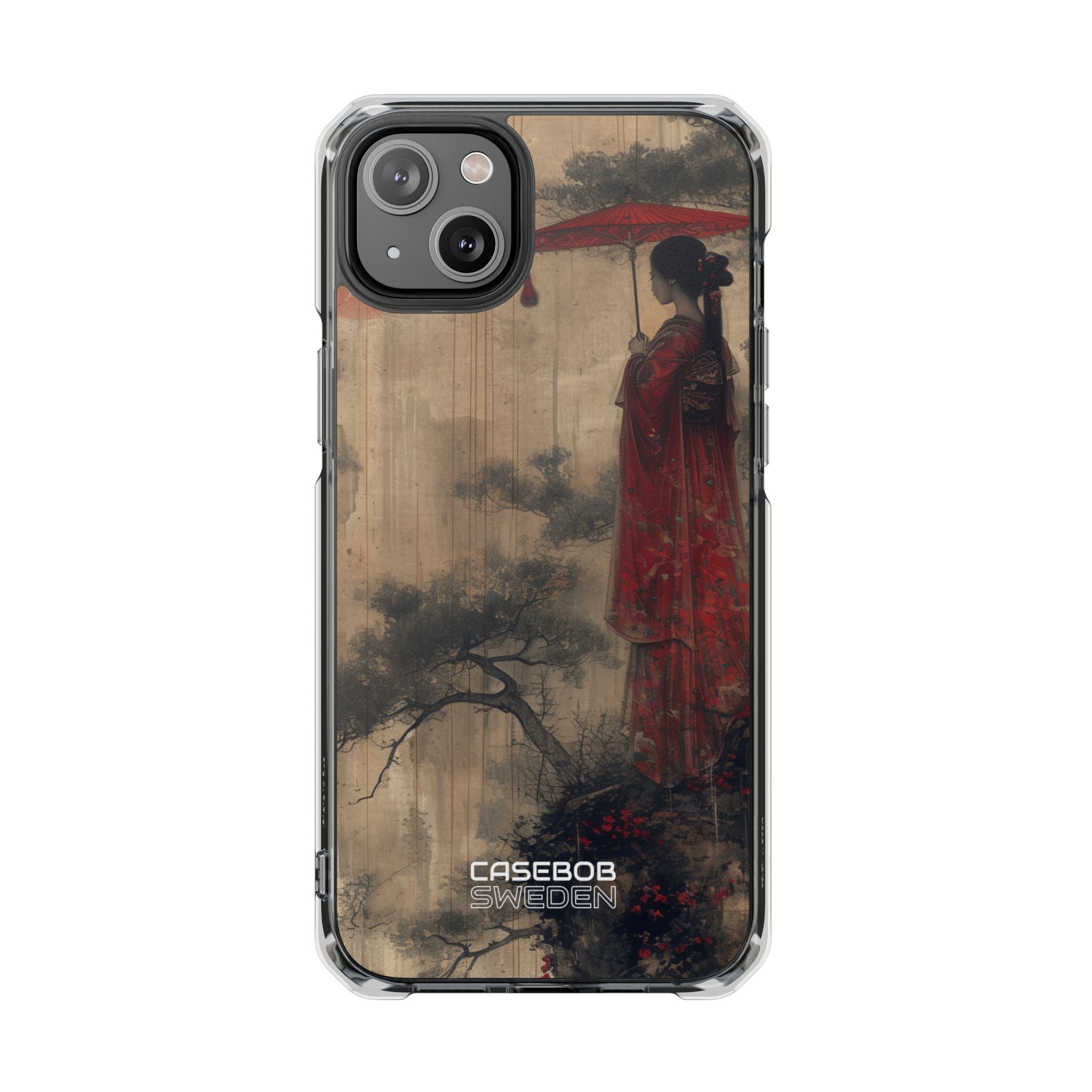 Crimson Umbrella Vista iPhone 14 - Impact Clear+