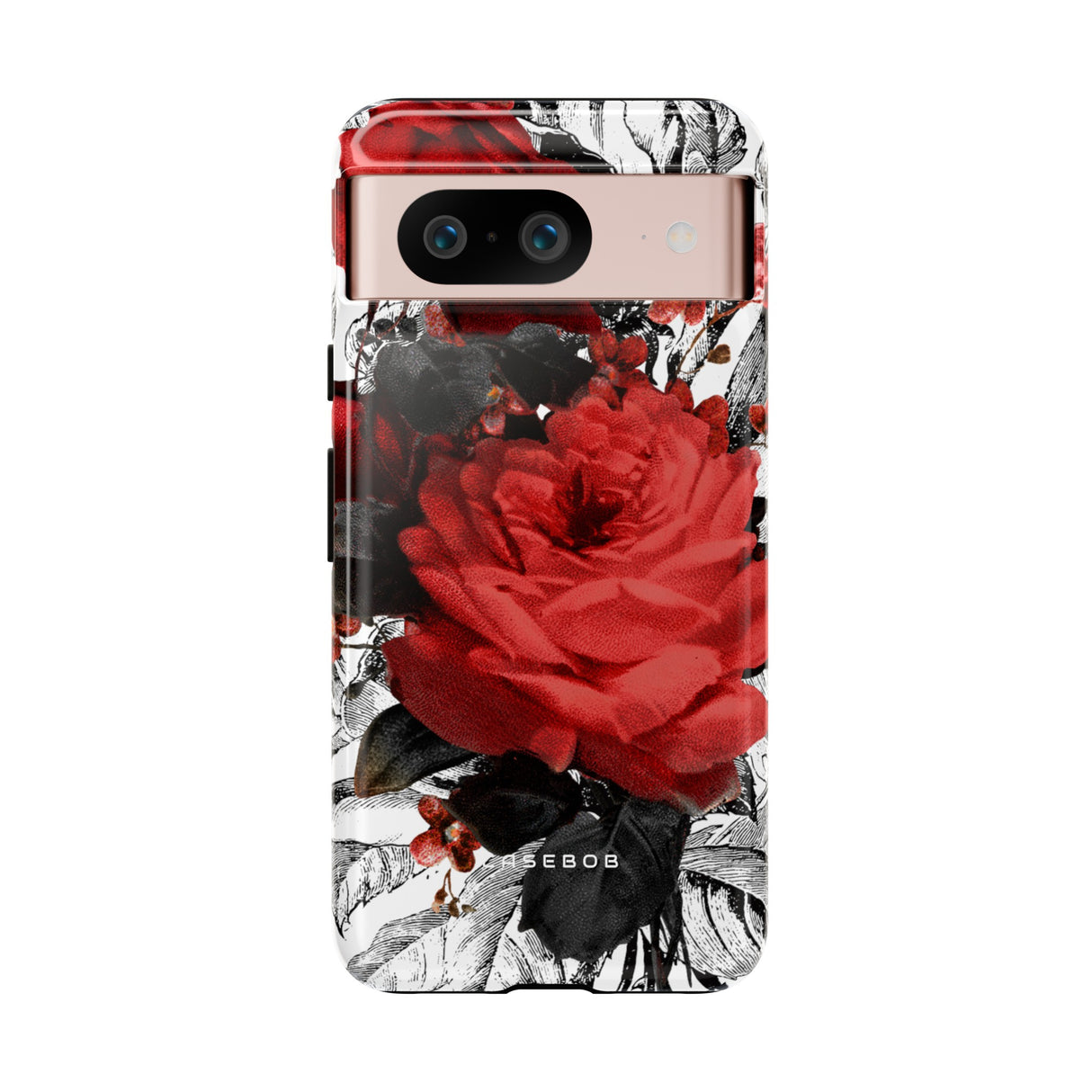 Cheruse Gothic Flower - Protective Phone Case