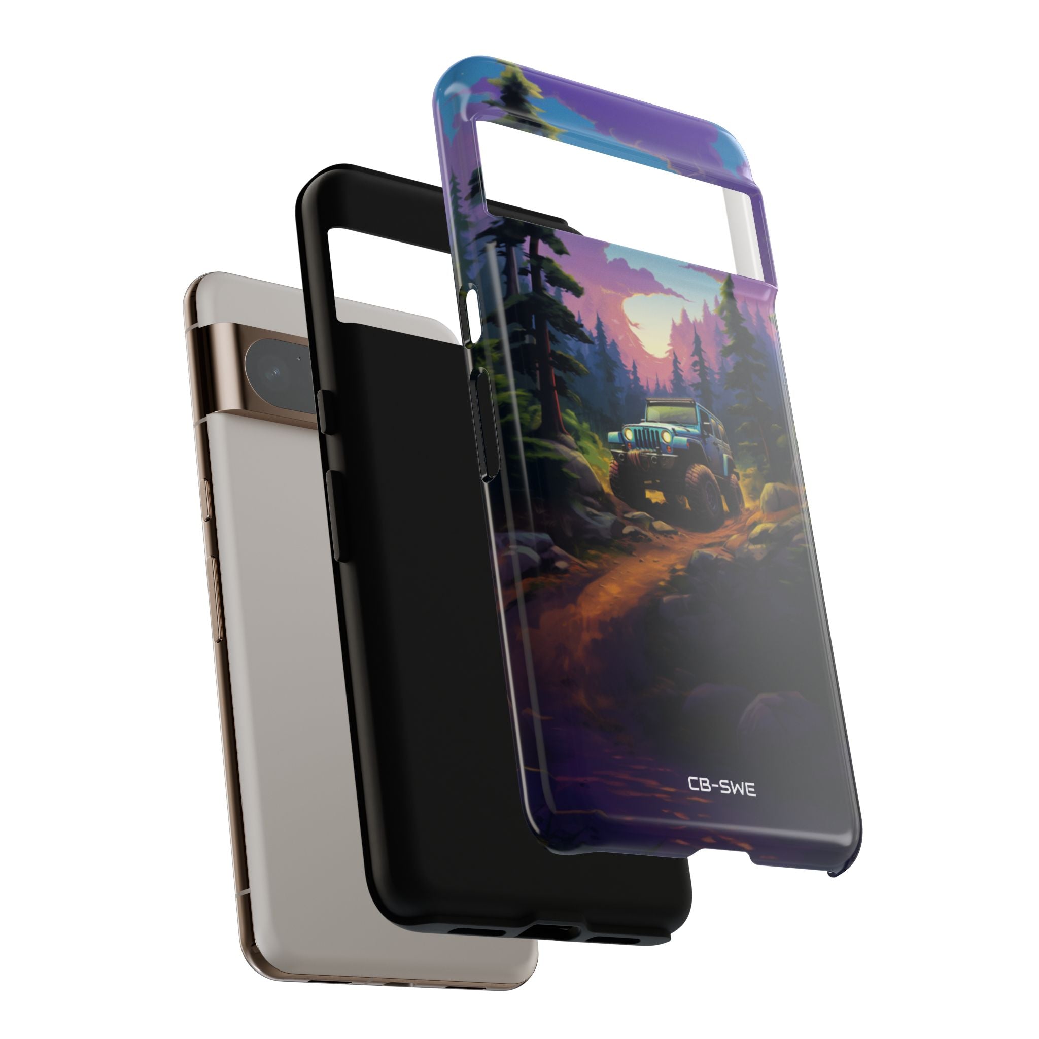 Sunset Forest Drive - Google Pixel Case