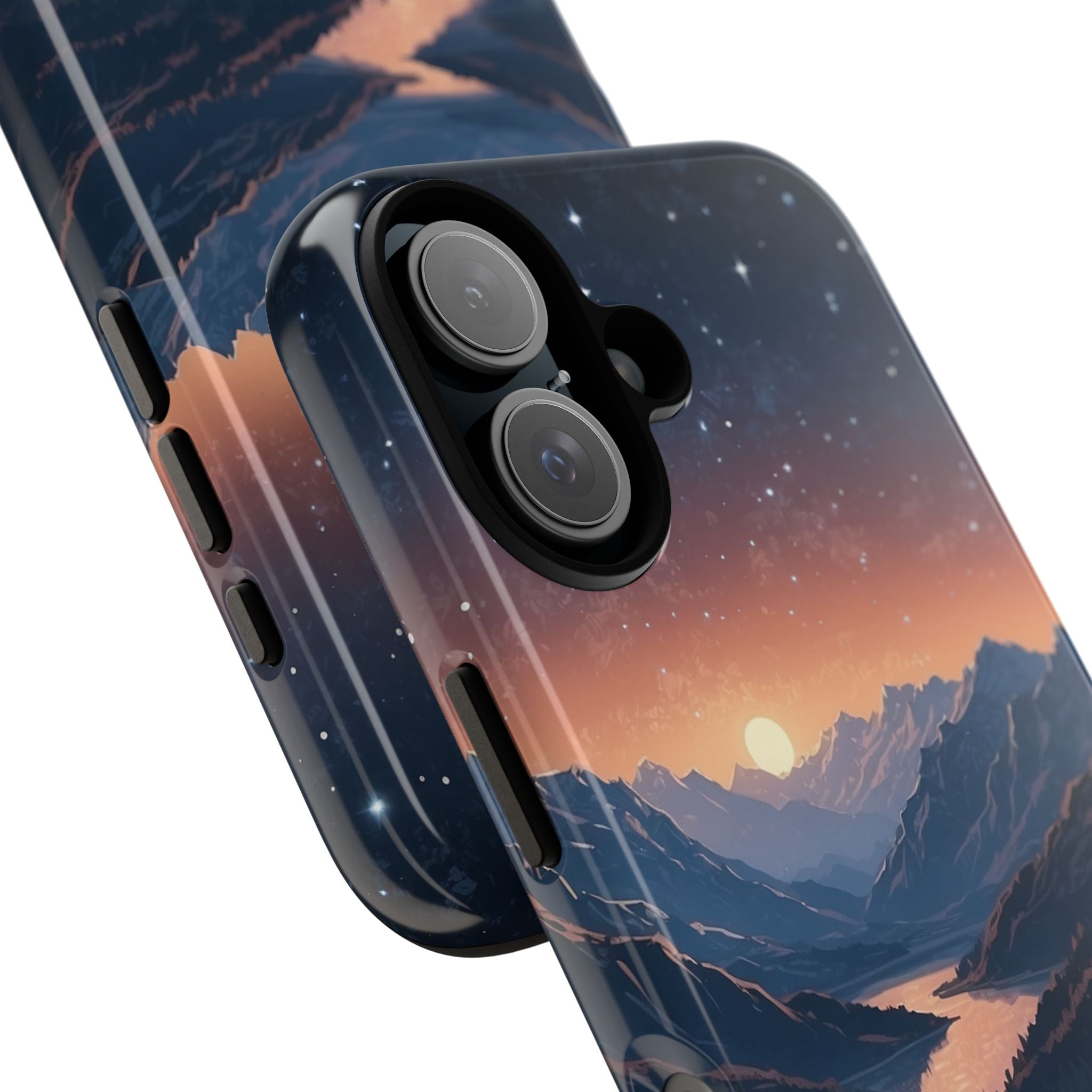 Mountains Embrace Light - iPhone Case