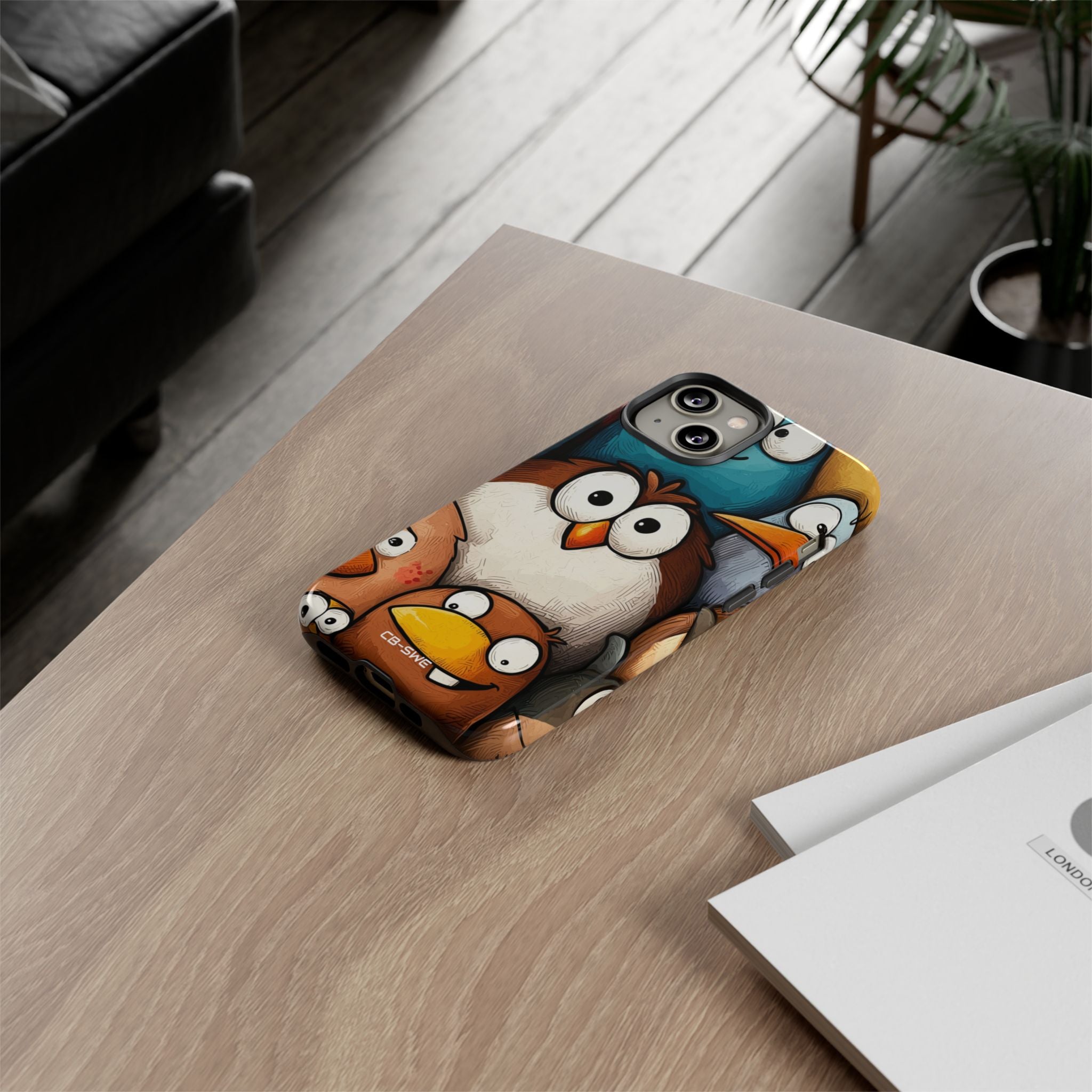 Whimsical Birds Gather - iPhone Case