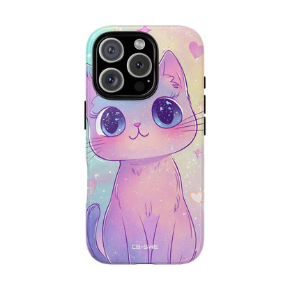 Sparkling Cat Smiles - iPhone Case