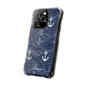 Nautical Serenity – Handyhülle für iPhone (Clear Impact – Magnetisch)