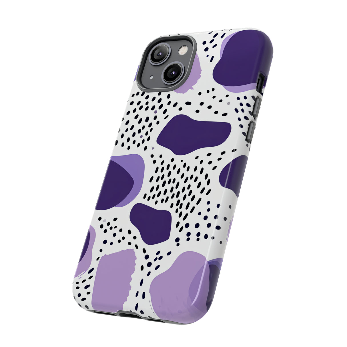 Purple Dots Elegance Case - Schutzhülle fürs Handy