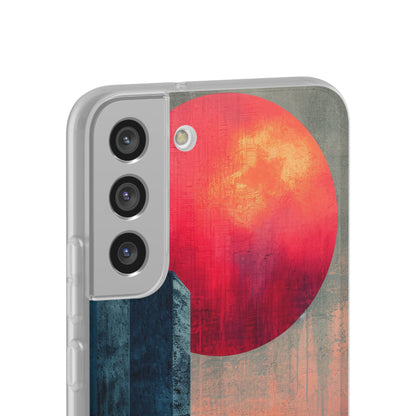 Abstract Geometric Skyline - Flexi Samsung S22 Phone Case