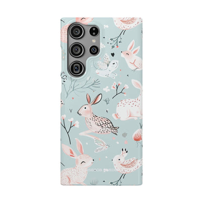 Whimsical Bunny Blossom - Slim Samsung S23 Phone Case