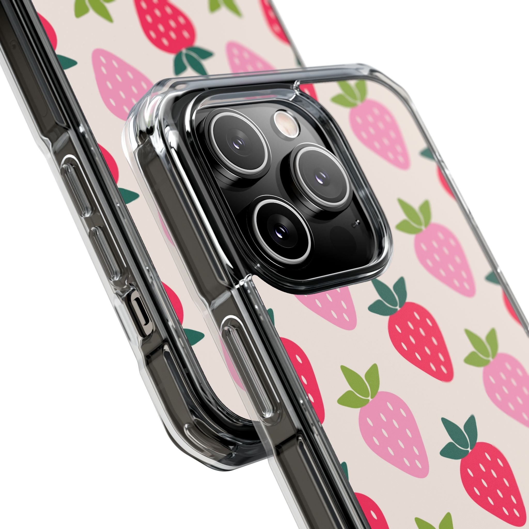 Vibrant Strawberry Rhythm iPhone Case - Impact