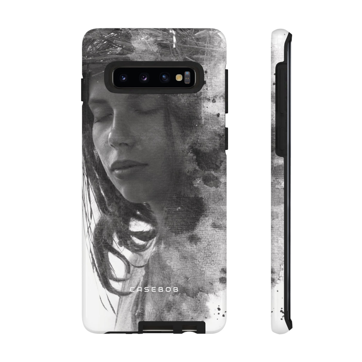 Portrait Lady Phone Case - Protective Phone Case