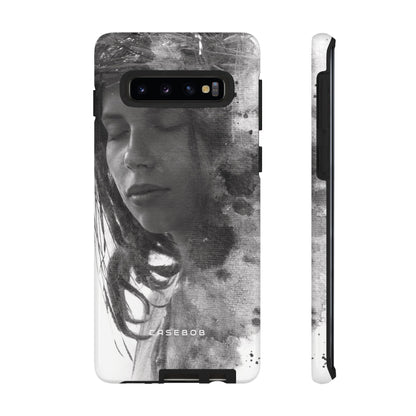 Portrait Lady Phone Case - Protective Phone Case