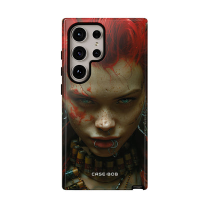 Red Spike Gaze Samsung S24 Ultra Case - Tough