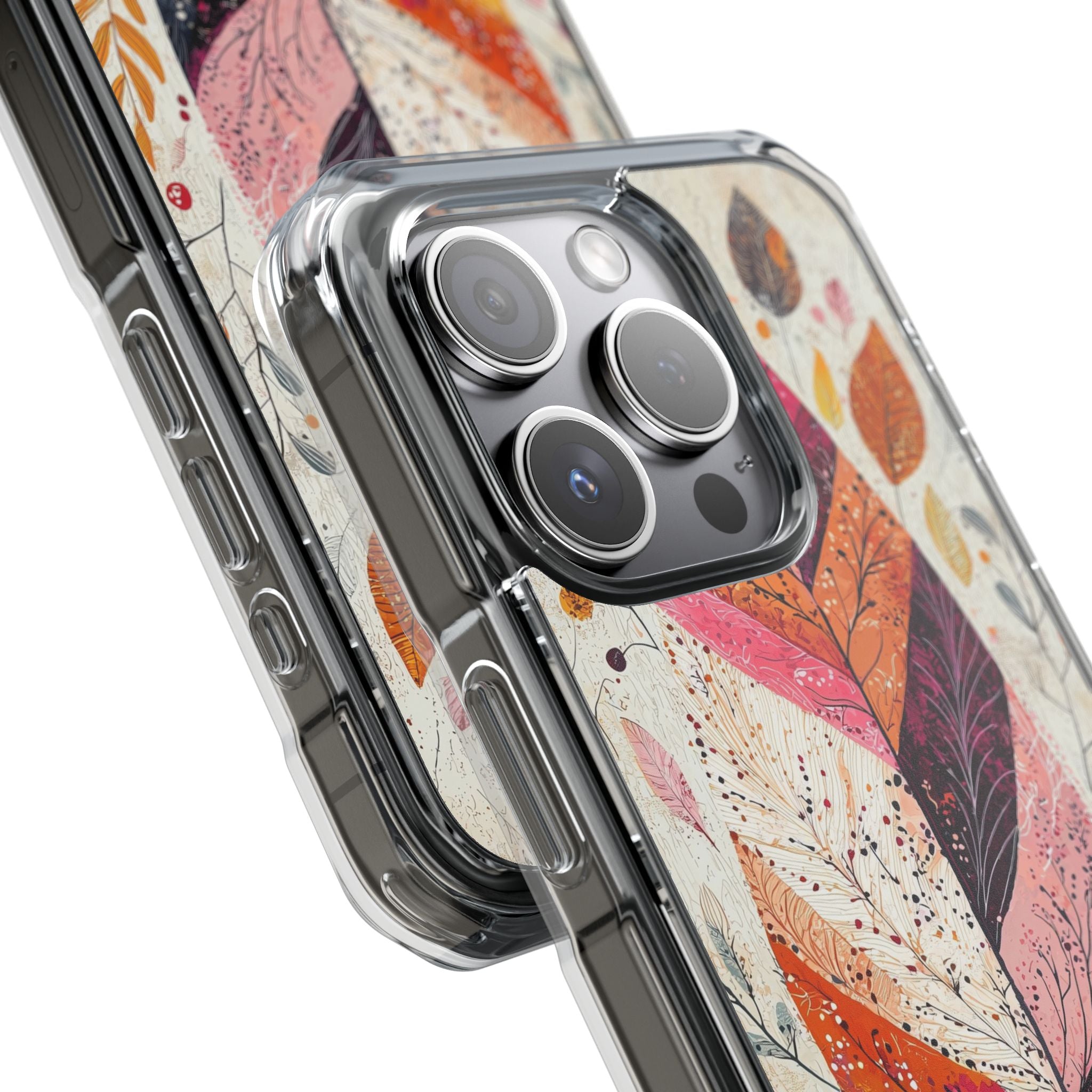 Vibrant Leaves Dance iPhone Case - Impact