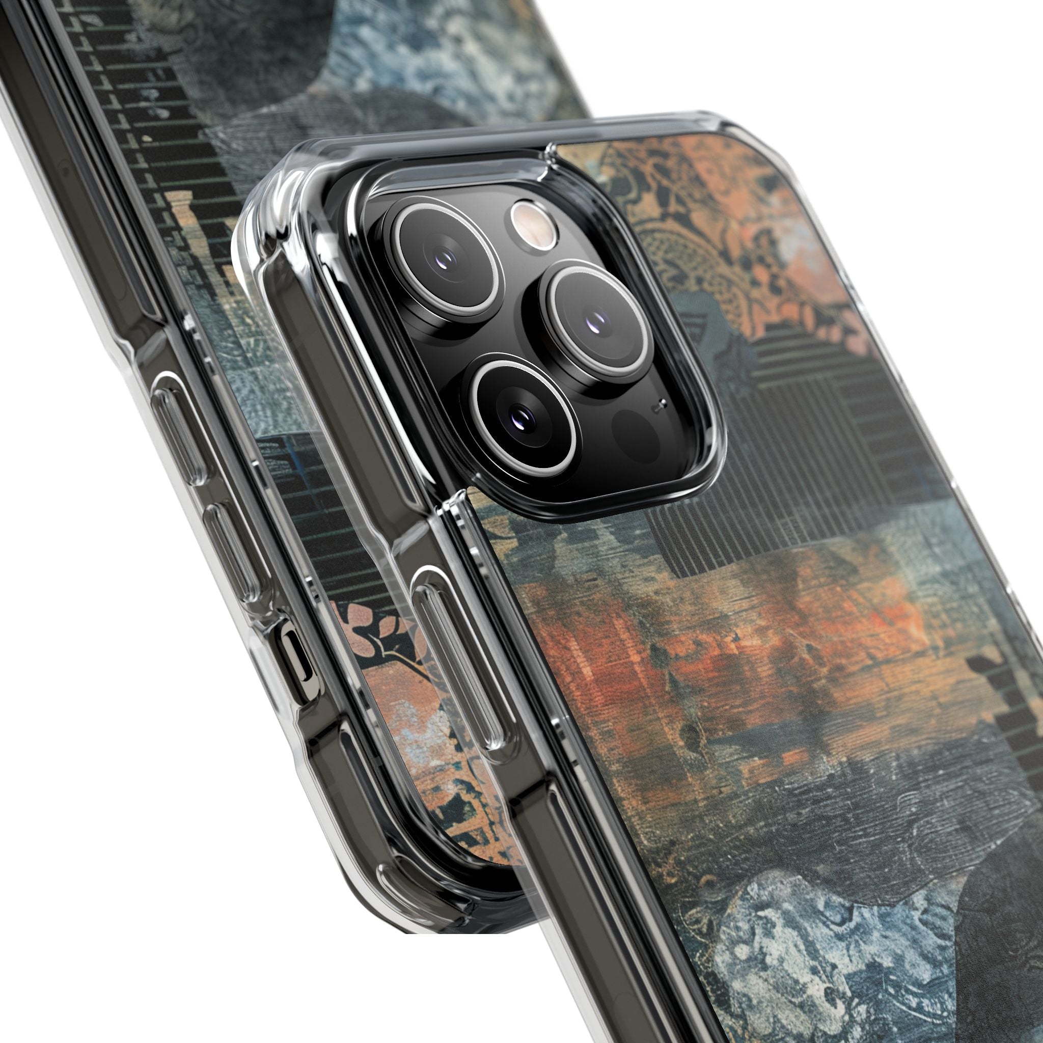 Rust Bloom Tangle iPhone 14 - Impact Clear+