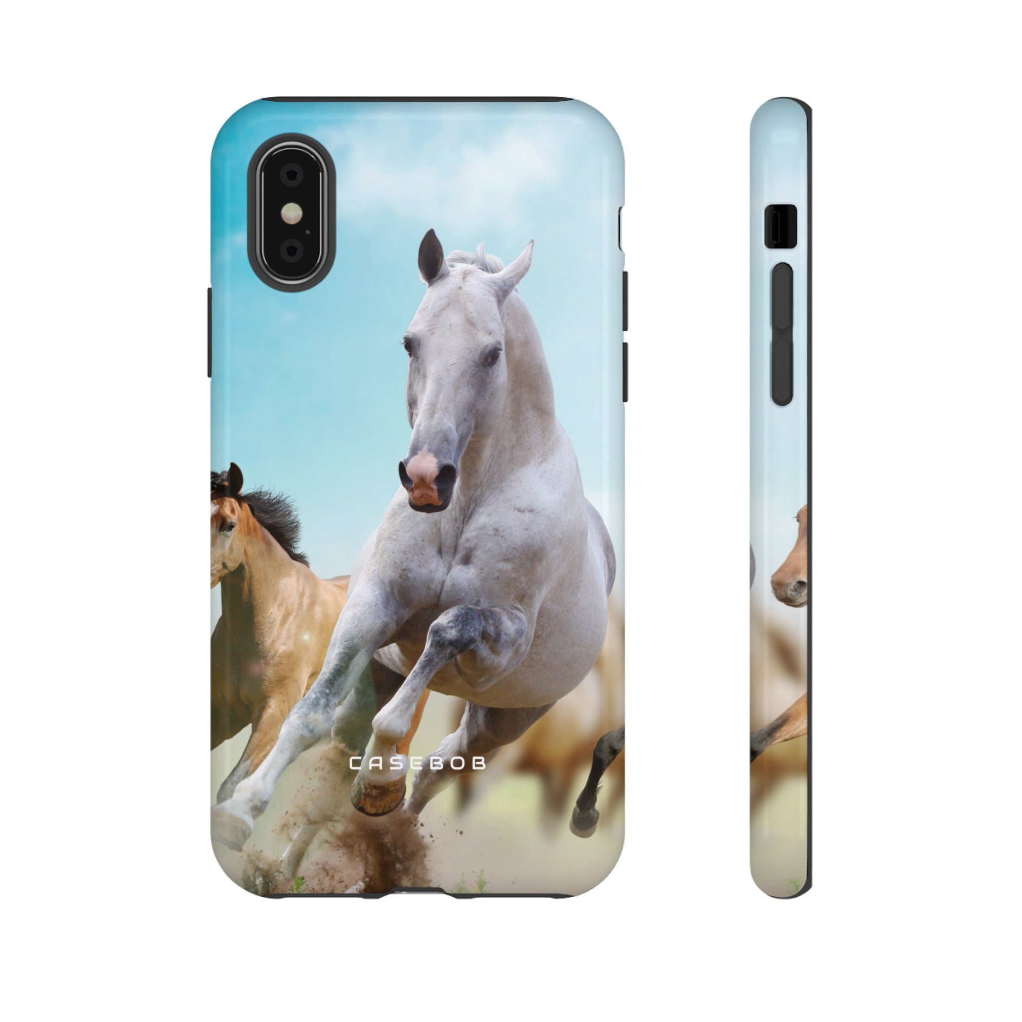 Blue Sky Horses - Protective Phone Case