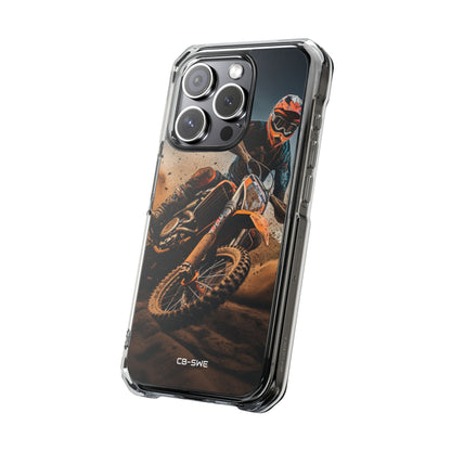 Rider Amidst Desert Fury iPhone Case - Impact