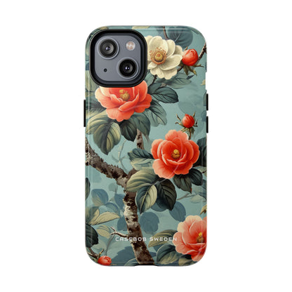 Vintage Floral Romance iPhone 14 | Tough+ Phone Case