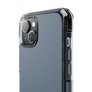 Slate Gray | Phone Case for iPhone (Clear Impact Case - Magnetic)