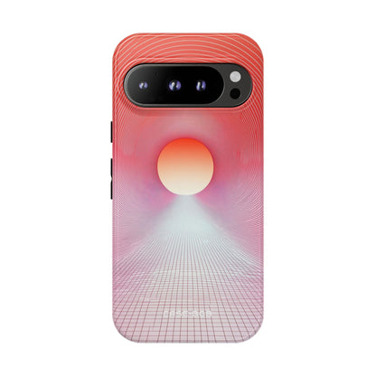 Orange Portal Google Pixel 9 Pro Case - Tough