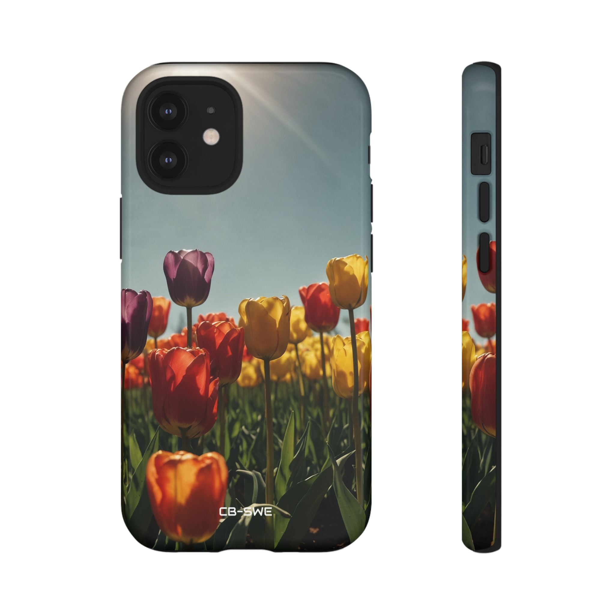 Tulips Embrace Sunlight - iPhone Case