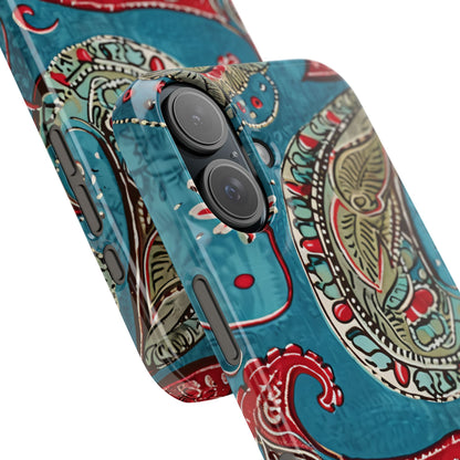 Vintage Paisley Elegance iPhone 16 - Slim Phone Case