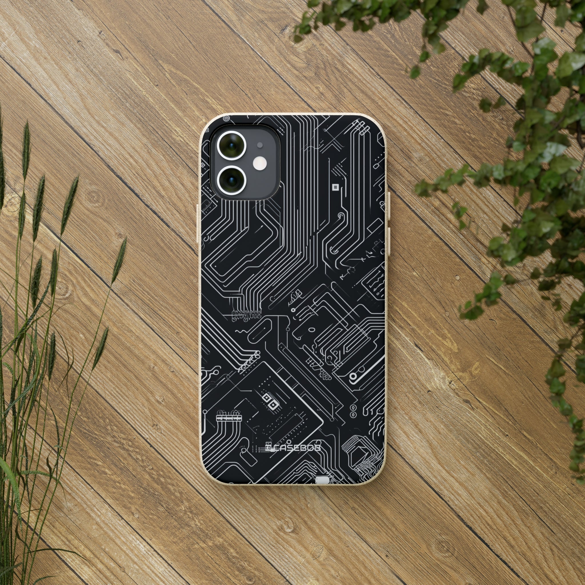 Cyber Circuitry Art | Biodegradable Phone Case