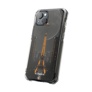 Futurist Paris - Phone Case for iPhone (Clear Impact - Magnetic)