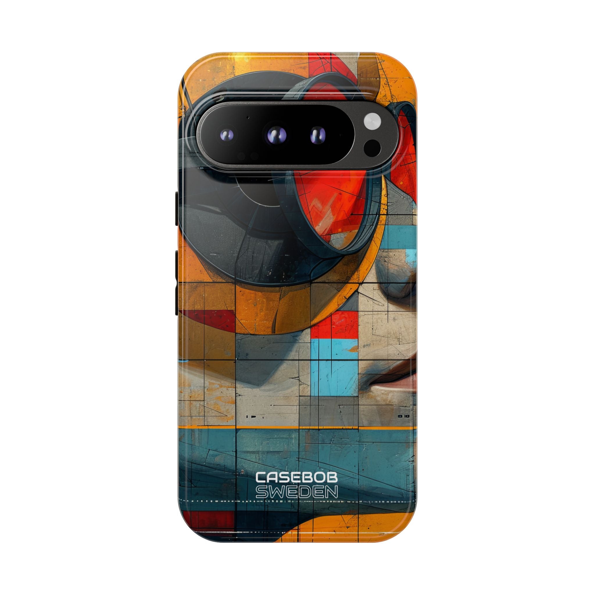 Futuristic Cubist Visions Google Pixel 9 - Tough