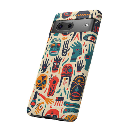 Gradient Tribalscape Vibrance Google Pixel 7 - Tough Phone Case