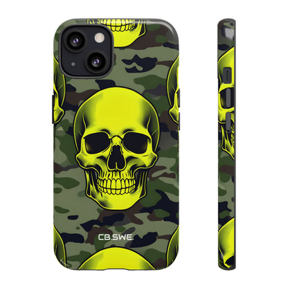 Yellow Skull Camouflage iPhone 13 - Tough
