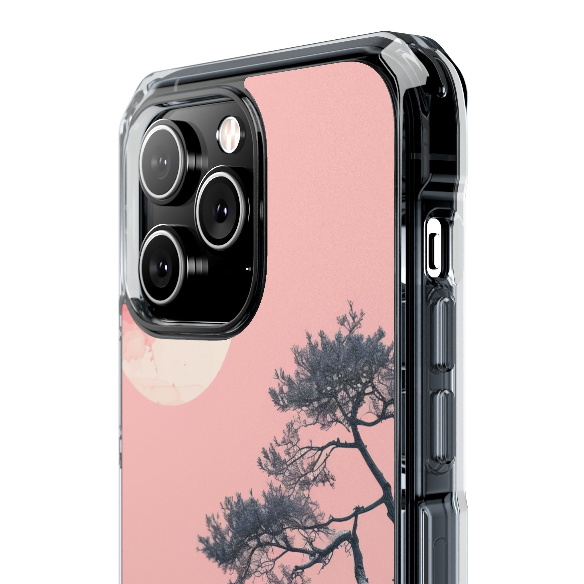 Crimson Moon Tree iPhone 14 Pro Max Case - Impact