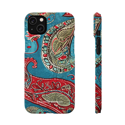 Vintage Paisley Elegance iPhone 14 - Slim Phone Case