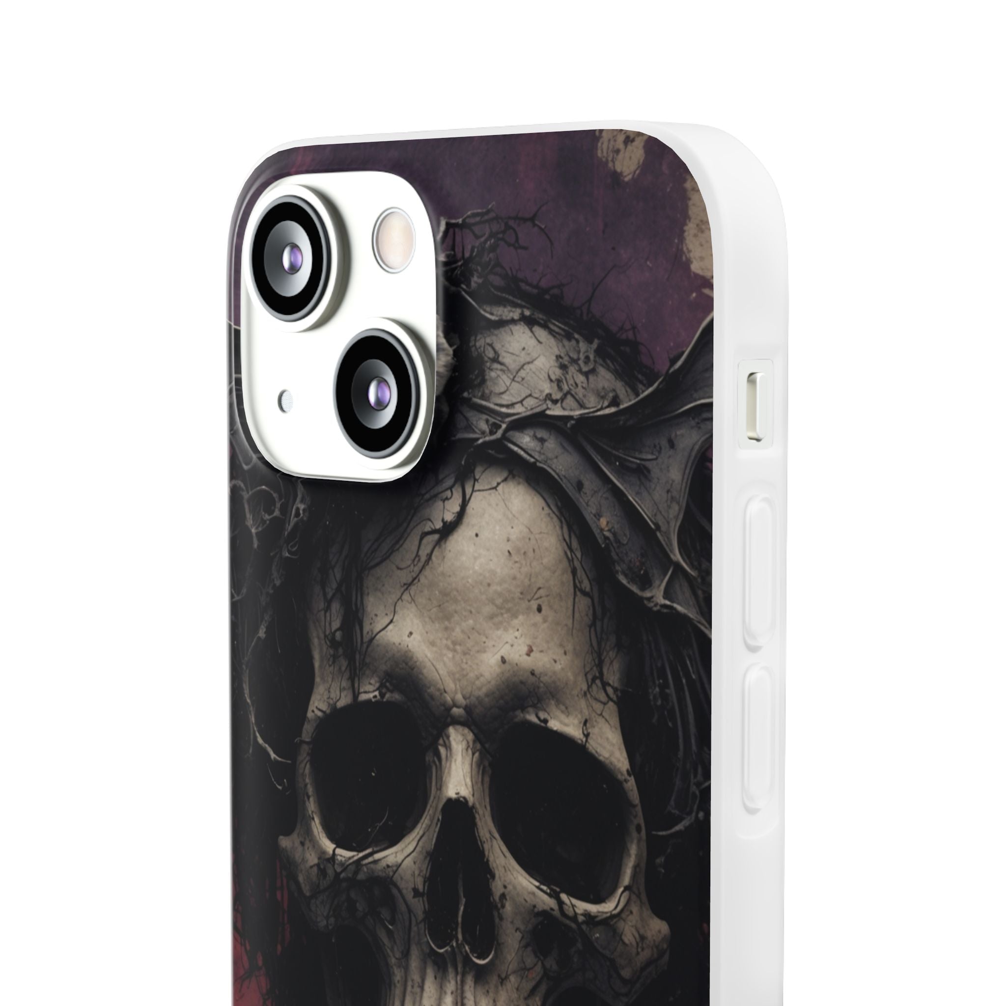 Gothic Skull Crown iPhone 13 mini Case - Soft