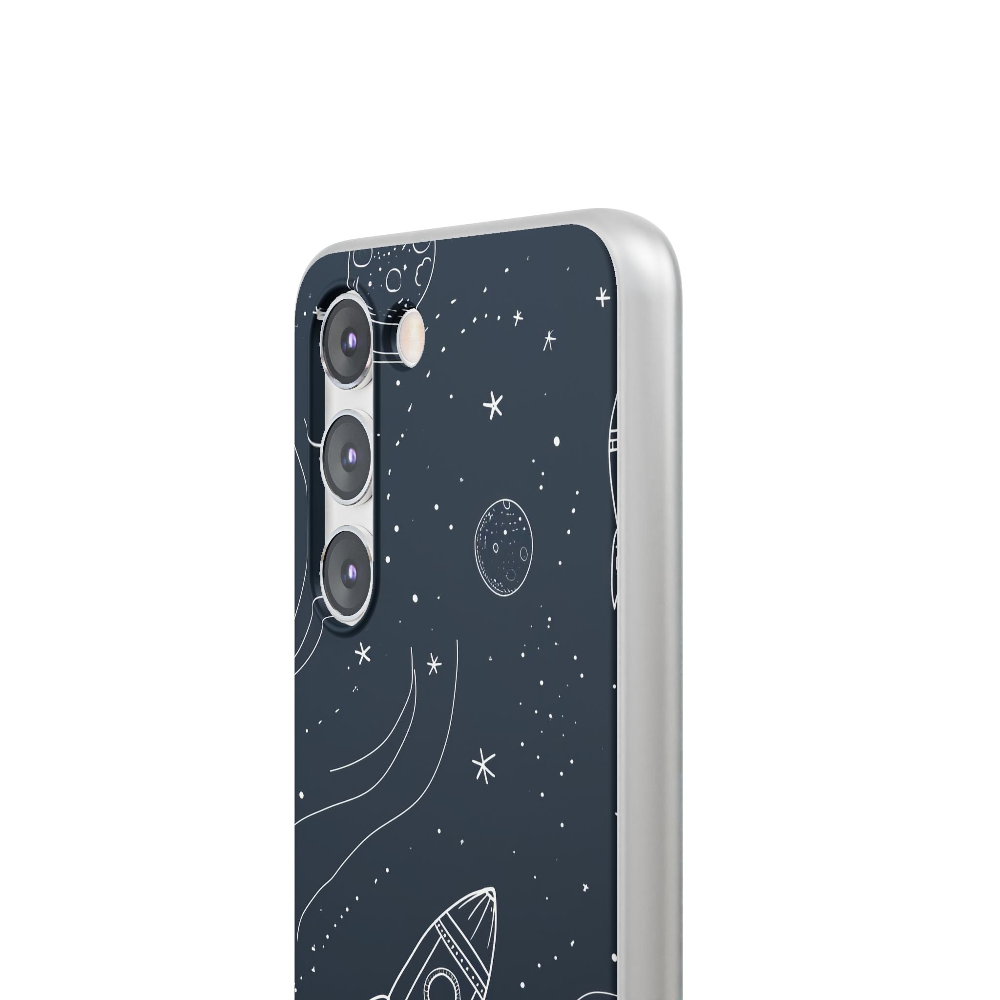 Cosmic Doodle Adventure | Flexible Phone Case for Samsung Galaxy