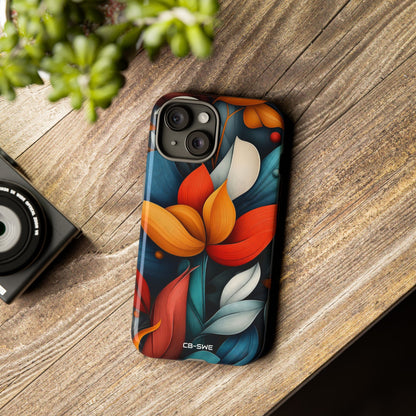 Vibrant Floral Harmony - iPhone Case