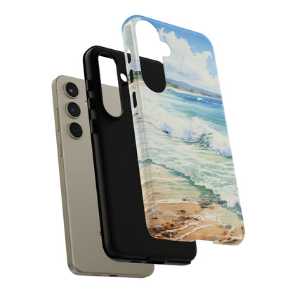 Foamy Wave Breeze Samsung S24 Plus Case - Tough